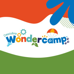 Logotipo de verano Wondercamp